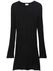 Filippa K robe courte Eze en coton biologique - Noir