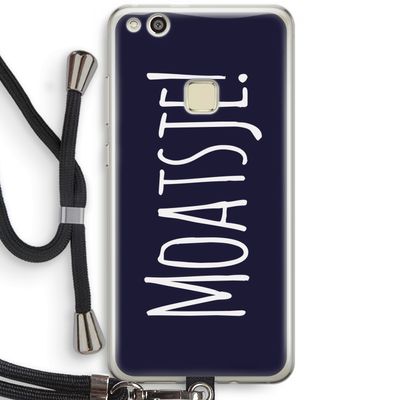 Moatsje!: Huawei Ascend P10 Lite Transparant Hoesje met koord