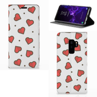 Samsung Galaxy S9 Plus Hoesje met Magneet Hearts