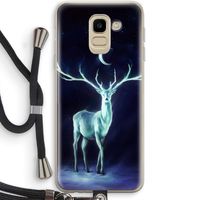Nightbringer: Samsung Galaxy J6 (2018) Transparant Hoesje met koord