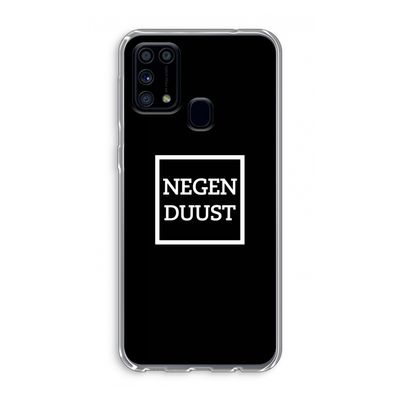 Negenduust black: Samsung Galaxy M31 Transparant Hoesje