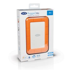 LaCie Rugged Mini externe harde schijf 2000 GB Oranje, Zilver