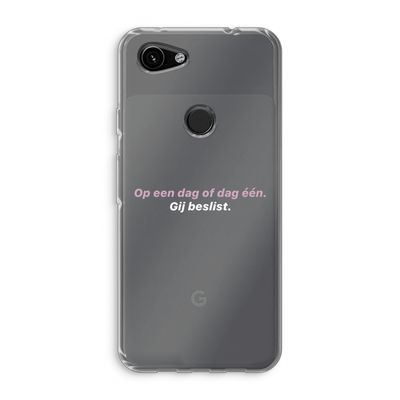 gij beslist: Google Pixel 3a Transparant Hoesje
