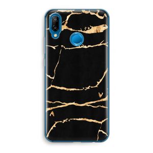 Gouden marmer: Huawei P20 Lite Transparant Hoesje