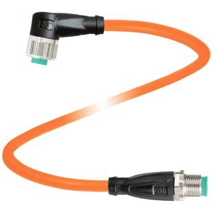 Pepperl+Fuchs 233474 Sensor/actuator connector, geassembleerd Aantal polen (sensoren): 4, 4 0.6 m 1 stuk(s)
