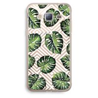 Geometrische jungle: Samsung Galaxy J3 (2016) Transparant Hoesje Geometrische jungle: Samsung Galaxy J3 (2016) Transparant Hoesje
