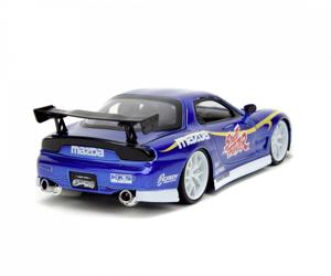 JADA TOYS Street Fighter 1993 Mazda RX7 met Chun-Li figuur Kant-en-klaar model Personenauto (model)