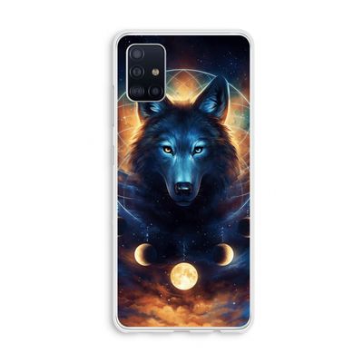 Wolf Dreamcatcher: Galaxy A51 4G Transparant Hoesje