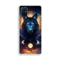 Wolf Dreamcatcher: Galaxy A51 4G Transparant Hoesje