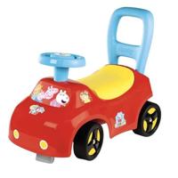 Smoby - Trasportino auto 2 in 1 - Peppa Pig - Scatola sottosella + clacson - A partire da 10 mesi - Prodotto in Francia