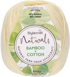 Stylecraft Naturals - Bamboo + Cotton DK 7129 Buttermilk