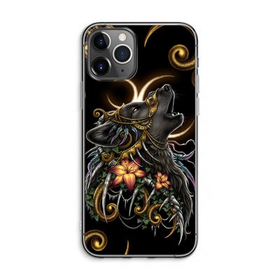 Huilende Wolf: iPhone 11 Pro Max Transparant Hoesje