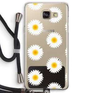 Margrietjes: Samsung Galaxy A5 (2016) Transparant Hoesje met koord