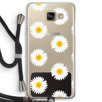 Margrietjes: Samsung Galaxy A5 (2016) Transparant Hoesje met koord