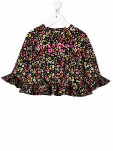 Philosophy Di Lorenzo Serafini Kids t-shirt à fleurs - Noir