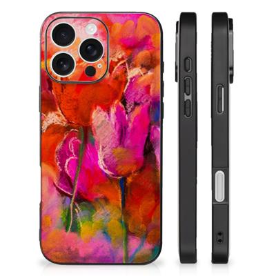 Kleurrijke Telefoonhoesje iPhone 16 Pro Tulips