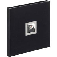 walther+ design FA-217-B Fotoalbum (b x h) 30 cm x 30 cm Zwart 50 bladzijden