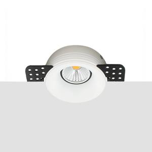 LED trimless spot GU10 COB 5Watt rond WIT dimbaar