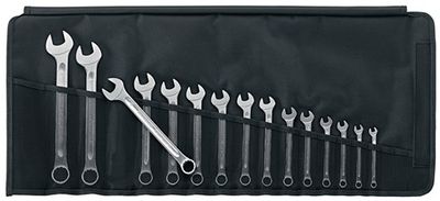 Stahlwille Ring-steeksleutelset | 15-delig sleutelwijdte 6-32 mm | vorm A chroom-legering-staal | 1 stuk - 96400803 96400803