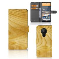 Nokia 5.3 | Book Style Case | Licht Hout