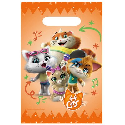 Feestzakjes 44 Cats 8 stuks papier Feestzakjes 44 Cats 8 stuks papier