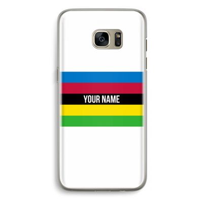 WK Wielrennen: Samsung Galaxy S7 Edge Transparant Hoesje