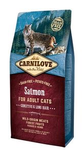 CARNILOVE Salmon Cat Food droogvoer voor kat 6 kg Volwassen Peer, Zalm
