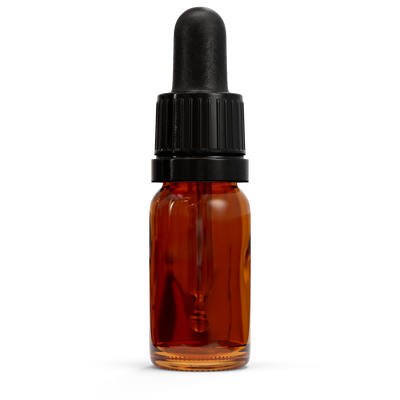 Glazen fles - Bruin (incl. varierende doppen) 10 ml / Pipet Dop