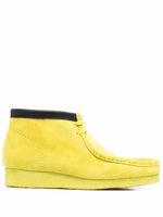 Clarks derbies en daim à bords contrastants - Jaune