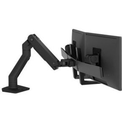 Ergotron HX Desk Dual 32 Monitor Arm Zwart 45-476-224 Ergotron HX Desk Dual 32 Monitor Arm Zwart 45-476-224