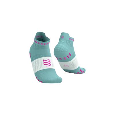 Compressport Pro racing v4.0 low hardloopsokken Ether