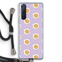 Bacon to my eggs #1: Sony Xperia 5 II Transparant Hoesje met koord