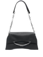 Karl Lagerfeld grand sac porté épaule K/Seven en cuir - Noir - thumbnail