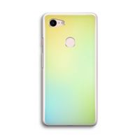 Minty mist pastel: Google Pixel 3 Transparant Hoesje