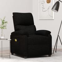 Massagestoel stof zwart