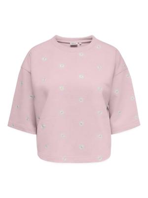 Only Onlluna 3/4 O-neck Ub Swt 15371345 Sweater 5044390 Pale Lilac Small Ditsy Cl