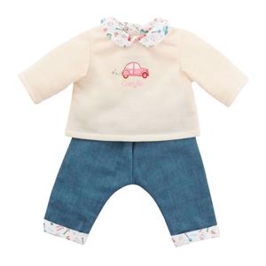 Corolle t-shirt en spijkerbroek voor babypop, 36cm