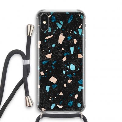Terrazzo N°11: iPhone XS Transparant Hoesje met koord