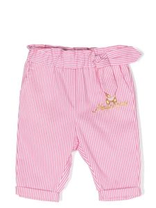 Moschino Kids pantalon à motif Teddy Bear - Rose