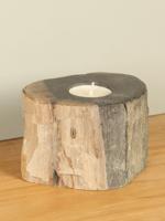 Waxinelichtje versteend hout nr. 23