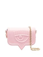 Chiara Ferragni sac porté épaule à logo embossé - Rose - thumbnail