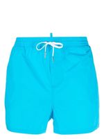 DSQUARED2 short de bain à logo imprimé - Bleu