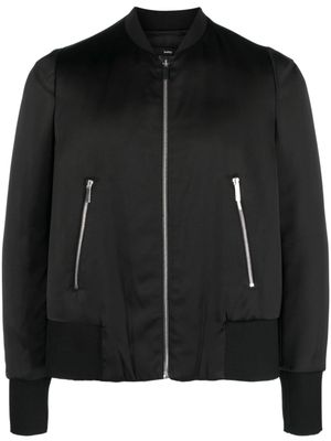 SAPIO veste bomber à fini satiné - Noir