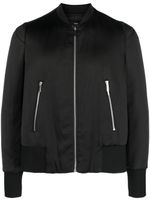 SAPIO veste bomber à fini satiné - Noir