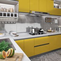VidaXL Meubelfolie zelfklevend 500x90 cm pvc hoogglans goudkleurig VidaXL Meubelfolie zelfklevend 500x90 cm pvc hoogglans goudkleurig