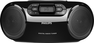Philips AZB500 Draagbare cd-speler Zwart