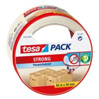 Tesa verpakkingstape - 8x - transparant - 66 m x 50 mm - tape rol - verpakkingsbenodigdheden - thumbnail