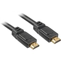 Sharkoon High Speed HDMI kabel met Ethernet kabel 15 meter, 4K, Verguld - thumbnail