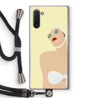 Summer: Samsung Galaxy Note 10 Transparant Hoesje met koord