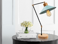Tafellamp MANORIA 1 lamp blauw